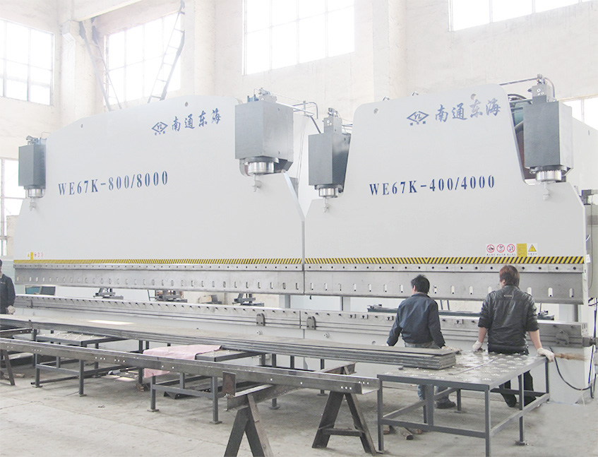 2xWE67K-8000T8000 CNC Press Brake in tandem